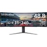LG 49" UltraGear™ 49GR85DC Dual QHD Curved 240Hz 1ms HDR 1000 HDMI 2.1 AMD FreeSync Premium Pro Adjustable Stand product thumbnail 1