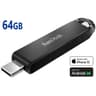SanDisk 64GB Ultra USB Type-C up to 150MB/s Include Encryption, Backup & Recovery Apps Flash Drive For phones, laptops, & Tablets , Black product thumbnail 1