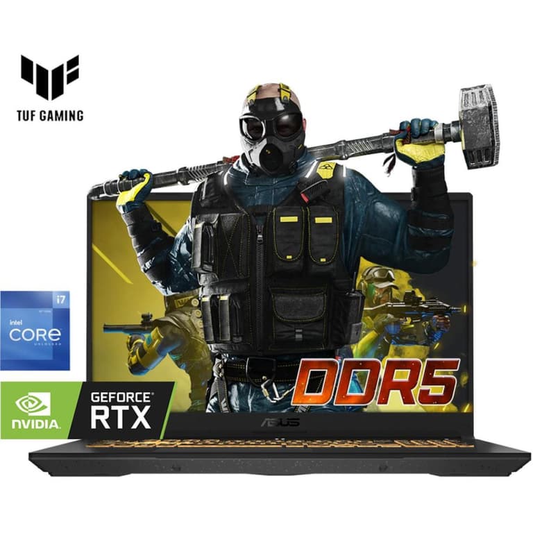 ASUS TUF F17 (2023) NEW FX707VU 13Gen Intel Core i7 10-Cores w/ Nvidia RTX 4050 6GB DDR6 & IPS 144Hz Display - Mecha Gray