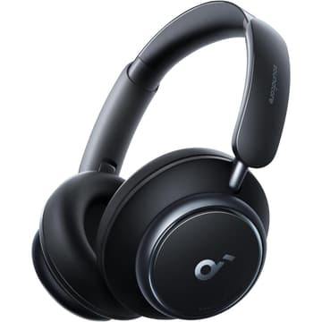 Anker Soundcore Space Q45 Adaptive Active Noise Cancelling Headphones, Reduce Noise by Up to 98%, 50H Playtime, App Control, LDAC Hi-Res Wireless Audio, Comfortable Fit, Clear Calls, Bluetooth 5.3 - Black