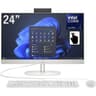 HP All-in-One 24-cr1003ne PC (2024) NEW Intel Core Ultra 7 12-Cores w/ 24" IPS Full HD 99% sRGB Touch Display & DDR5 Memory - White product thumbnail 1