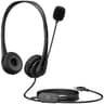 HP Stereo USB G2 Noise-Cancelling Mic with Vegan Leather Earcups, Flexible 3.5Mm Audio Jack, Laptop/Pc/Office/Home Use, in-Line Volume Control product thumbnail 1