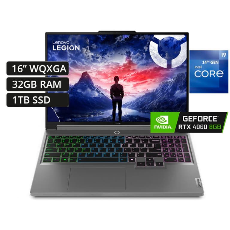Lenovo Legion 5 (2024) NEW 14Gen Intel Core i9 14900HX 24-Cores w/ Nvidia RTX 4060 8GB & 2.5K IPS 165Hz Display - Luna Grey