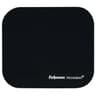 Fellowes Microban Mouse Mat in Black with Antibacterial Protection Layer - Black product thumbnail 1