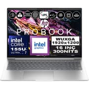 HP ProBook 460 G11 (2024) Intel Core Ultra 7 155U 12-Core For Everyday Business Performance Protected by HP Wolf Security W/ DDR5 Memory & 16" IPS Display - Pike Silver product image