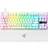 Razer Huntsman V3 Pro TKL Esports Analog Optical Switches Rapid Trigger & Adjustable Actuation Media Keys & Dial Doubleshot PBT Keycaps Wrist Rest - White product thumbnail 1