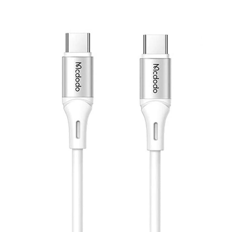 Mcdodo CA-2211 Type-C To Type-C 65W 3A Fast Data Charging Cable 1.2m - White