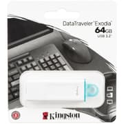 Kingston DataTraveler Exodia 64GB USB 3.2 Flash Drive - White product image