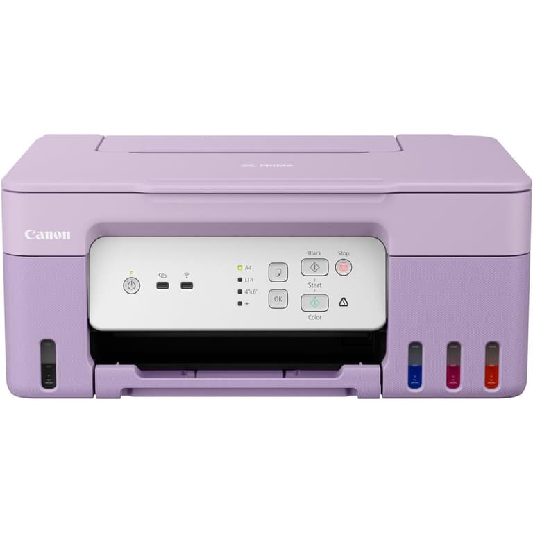 Canon PIXMA G3430 Ink Tank All-in-One Wireless Multi-function Machine (Copy/Print/Scan/Photo) - Purple