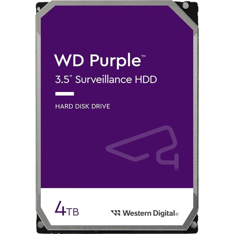 Western Digital 4TB Purple Surveillance Internal Hard Drive HDD 256MB Cache 3.5" SATA