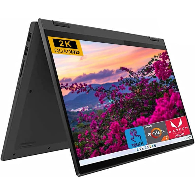 Lenovo Flex 5 (14) 2022 NEW 5Gen AMD Ryzen 7 8-Cores Touch 2-in-1 Laptop w/ 2.2K IPS Display - Storm Grey