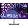 Dell P3223QE 32" IPS 4K Extensive Connectivity & ComfortView Plus w/ USB-C up to 90W & Adjustable Stand - Silver product thumbnail 1