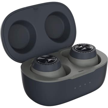 Motorola VerveBuds 200 Wireless Earbuds For Sport Gym Exercise Fitness IPX5 Comfortable Fit Compatible w/ Voice Assistants 3 Buds Sizes - Black