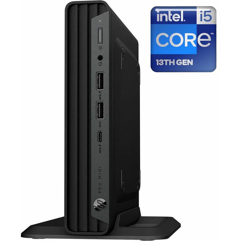 HP Pro Mini 400 G9 (2023) 13Gen Intel Core i5 14-Cores Mini Size Commercial-Grade Performance Upgradable Design - Black