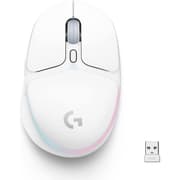 Logitech G705 Wireless Bluetooth Customizable LIGHTSYNC RGB Lighting Lightspeed Lightweight 8,200 dpi 40-hr battery PC/Mac/Laptop - White Mist product image
