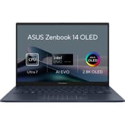 ASUS Zenbook 14 OLED (2024) UX3405 Intel Core Ultra 7 AI Boost NPU 16-Core w/ 3K OLED 120Hz Touch Display & BIG Battery product image