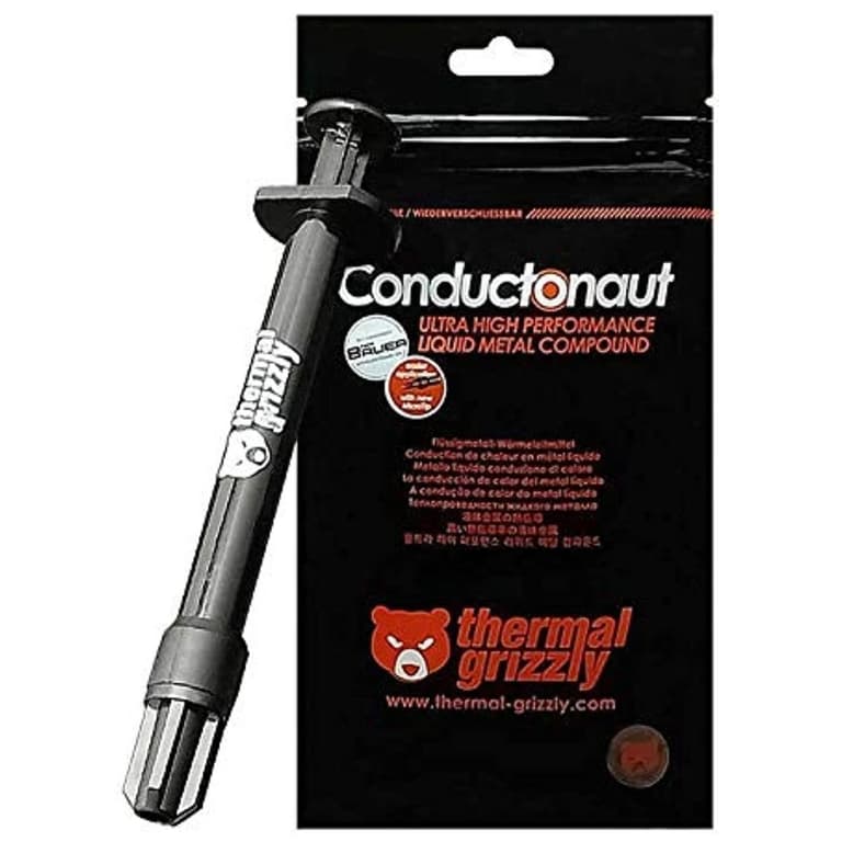 Thermal Grizzly Conductonaut Aluminum - Not Suitable for Large Cooling Systems - Liquid Metal Thermal Paste For CPU & GPU - 1 Gram