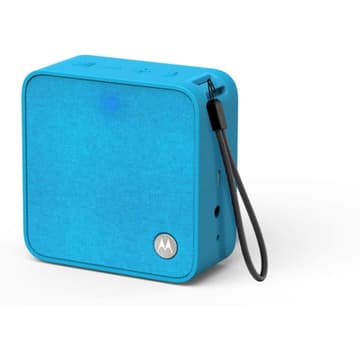 Motorola Sonic Boost 210 Portable Bluetooth Wireless Speaker AUX Amazon Alexa Siri Google Assistant – Blue
