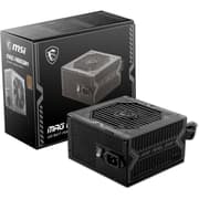 MSI MAG A650BN 80 Plus Bronze Certified 650W Gaming Power Supply ATX Compact Size - Black product image