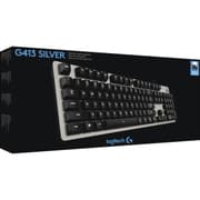 Logitech G413 Mechanical Romer-G Tactile Switches Backlight USB Pass-Through Aluminum-Magnesium Alloy - Silver product image