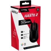 HyperX Pulsefire Haste 2 Wired Ultra Lightweight 53g 8000Hz Polling Rate Precision Sensor Hyperflex 2 Cable Plug and Play – Black product image