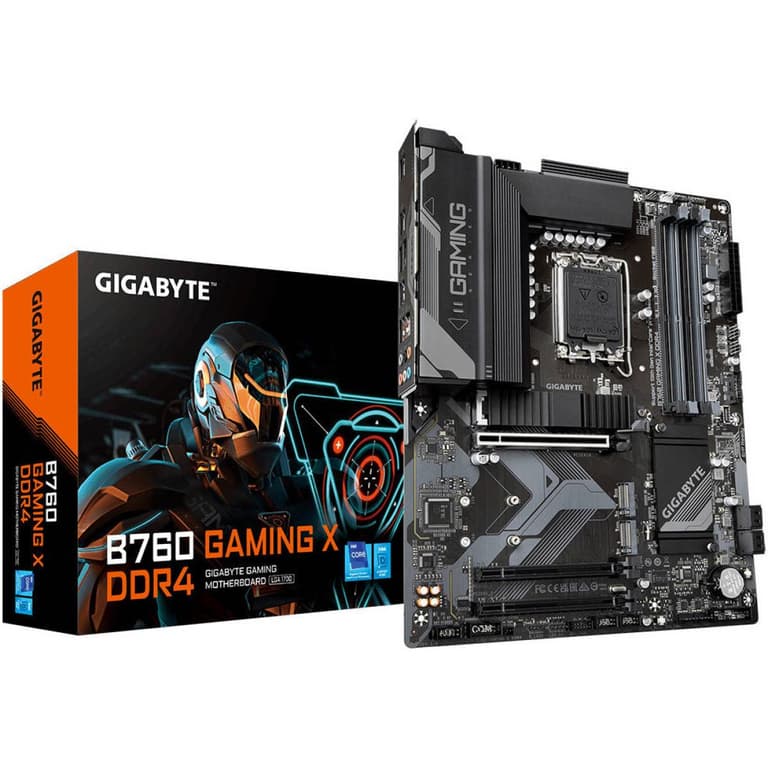Gigabyte B760 GAMING X DDR4 Intel B760 4x DDR DIMM 2.5GbE LAN 3xM.2 ATX Gaming MotherBoard