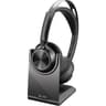 Poly Voyager Focus 2 Microsoft Teams Certified USB C & Bluetooth Active Noise Canceling For PC/Mac/Mobile Headset w/ charging stand & USB-C/A Adapter product thumbnail 1