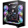 Thermaltake CTE E600 MX E-ATX Case Centralized Thermal Efficiency Design 3Way Floating GPU Mounting Bracket W/ 400mm PCIe4 Riser Cable - Black product thumbnail 1