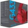 Logitech G433 Wired 7.1 Surround DTS Pro-G Transducers Lightweight USB/3.5 mm For PC/Mac/Nintendo Switch/PS4/Xbox One - Red product thumbnail 1