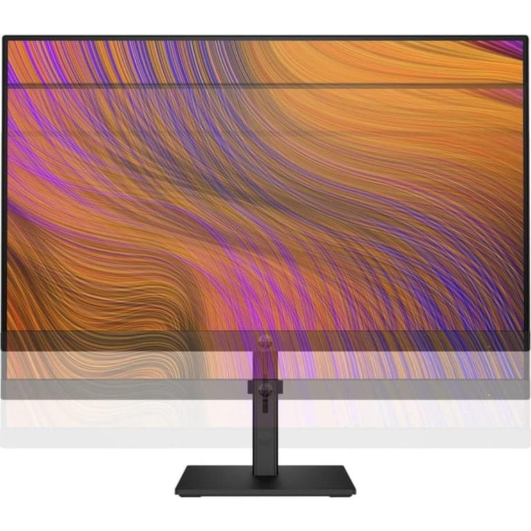 HP P24h G5 24'' IPS Full HD 75Hz Anti-Glare Low Blue Light Display Port & HDMI & VGA Interface w/ Height Adjustable & Speakers - Black