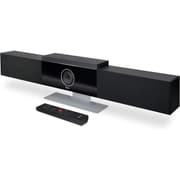 Poly Studio 4K USB Video Conference System Camera/Mic/Speaker Small & Medium Conference Rooms Presenter Tracking NoiseBlock AI Autoframing Teams/Zoom Certified product image