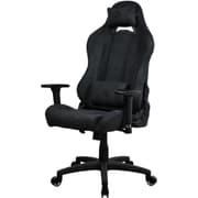 Arozzi Torretta Premium Super Soft (2023) Upholstery Fabric Unique Velvety Texture Breathable Fluid-Repellant Ergonomic Design for Office & Gaming Chair - Pure Black product image