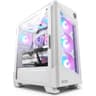 MSI MPG Velox 100R Mid-Tower Case Tempered Glass 4x 120mm ARGB Fans Liquid Cooling Support up to 360mm Radiator Mesh Panel for Optimized Airflow - White product thumbnail 1