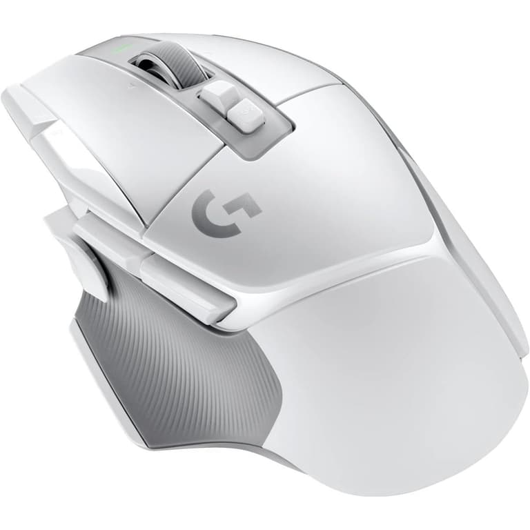 Logitech G502 X LIGHTSPEED Wireless LIGHTFORCE Hybrid Optical-Mechanical Switches HERO 25K Sensor For macOS & Windows - White