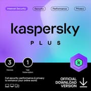 KASPERSKY Plus Internet Security Anti-Phishing & Firewall Unlimited VPN Password Manager Online Banking Protection PC/Mac/Mobile For 3 Devices 1 Year product image