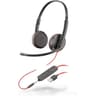 Poly Blackwire C3225 Wired Dual-Ear Boom Mic USB-A & 3.5mm Noise-Canceling Mic For PC & Mac & Mobile Works with Teams (Certified) product thumbnail 1