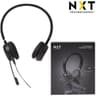 NXT Technologies UC-2000 Wired Headset Over-the-Head w/ Noise-Cancelling Microphone USB In-Line Controls PC/Mac/Laptop - Black product thumbnail 1