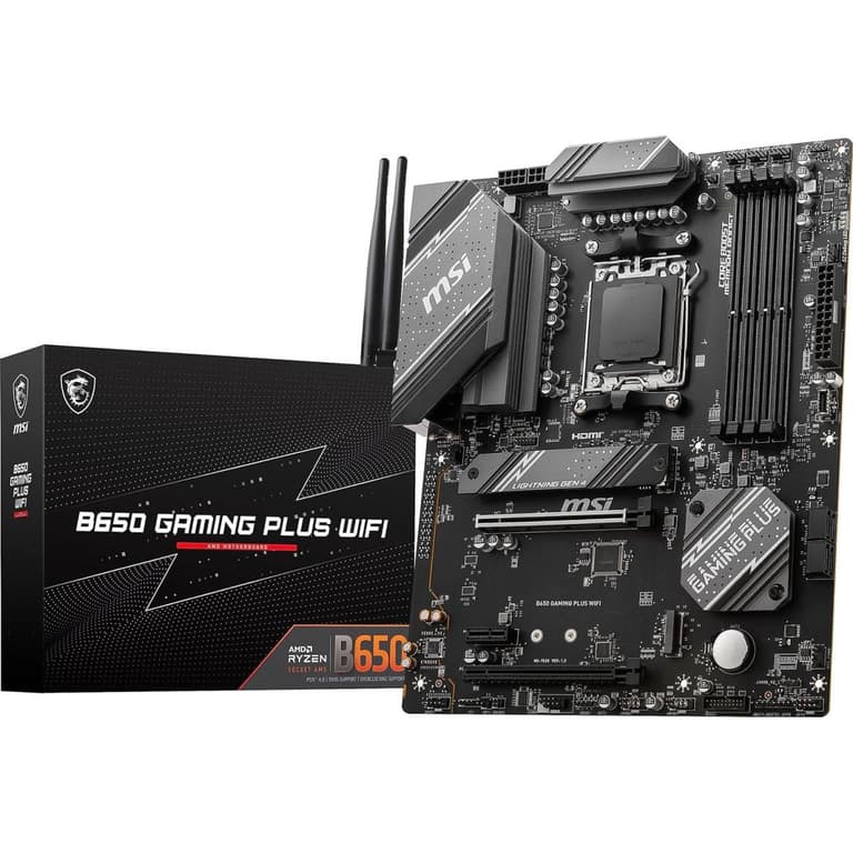 MSI B650 Gaming Plus WiFi 6E DDR5 AM5 Support AMD Ryzen 7000 Series PCIe 4.0 2x M.2 USB 3.2 Gen 2 ATX Mainboard