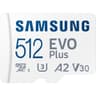 SAMSUNG EVO Plus w/ SD Adaptor 512GB Micro SDXC Memory Card Up to 130MB/s For Gaming Devices Android Tablets & Smart Phones product thumbnail 1