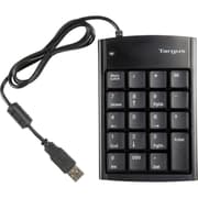 Targus Ultra Mini USB Keypad with USB Port Connector True Plug-and-Play Device Connects with Laptop Desktop & Other Devices - Black product image