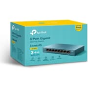 TP-Link LS1008G 8-Port Desktop/WallMount Gigabit Ethernet Switch/Hub Network Splitter Steel Case product image