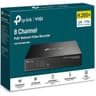 TP-Link VIGI NVR 1008H-8MP 8 Channel Network Video Recorder 4K HDMI 16MP H.265+ ONVIF Plug & Play Two-Way Audio Remote Monitoring product thumbnail 1