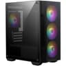 MSI MAG FORGE M100A Micro-ATX Tower Tempered Glass 4x 120mm Auto-RGB Fans Magnetic Dust Filter - Black product thumbnail 1