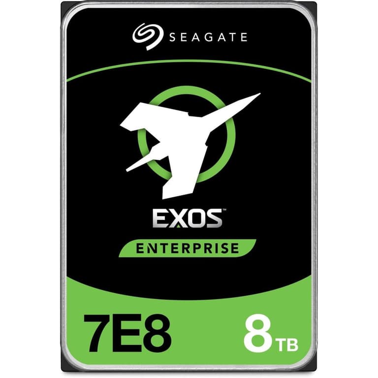 Seagate Exos 7E8 8TB Internal HDD CMR 3.5 Inch 6Gb/s 7200 RPM 128MB Cache For Enterprise Data Center – Bulk