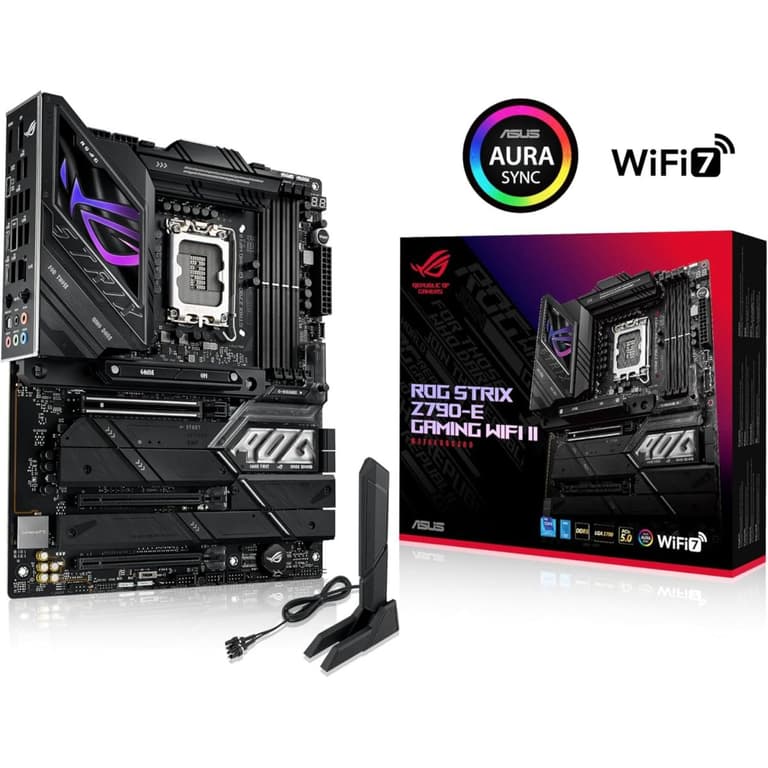 ASUS ROG Strix Z790-E WIFI II Gaming WiFi 7 Intel 13th&14th Gen Motherboard PCIe 5.0 DDR5 Thunderbolt 4 Support up to 5xM.2