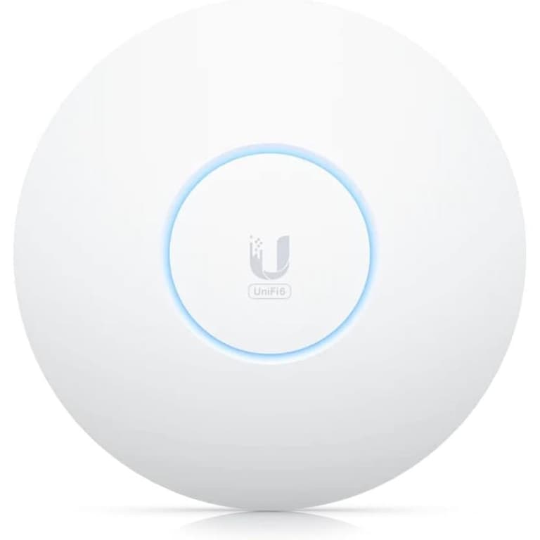 Ubiquiti Networks UniFi U6 Enterprise Wi-Fi 6E Tri-Band Access Point Up to 10.2 Gb/s Throughput 2.5G Ethernet PoE+ Port Wall/Ceiling Mounting