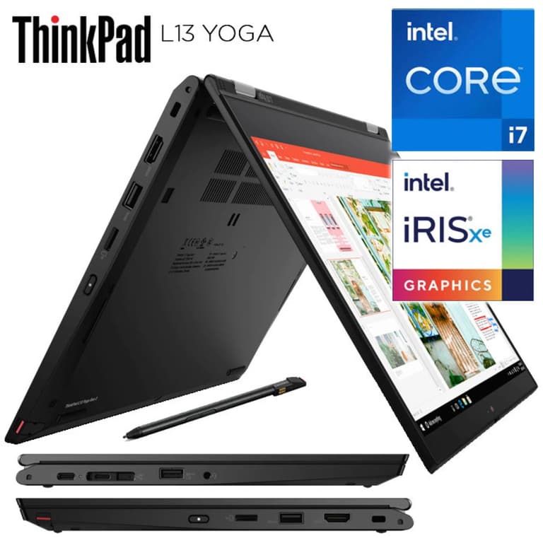 Lenovo ThinkPad L13 YOGA Gen 4 13Gen Intel Core i7 10-Core Business Class 2-in-1 Touch Screen - Thunder Black