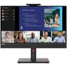 Lenovo ThinkVision T24mv-30 24" IPS Full HD 75Hz Conferencing Monitor Adjustable Stand Built In 5MP IR+RGB Webcam & Speakers & Mic w/ HDMI 2.1, DP, USB C & USB Hub product thumbnail 1