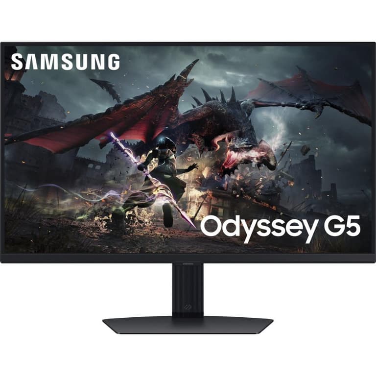 SAMSUNG NEW 27" Odyssey G5 (G50D) IPS 2K HDR400 180hz 1ms AMD FreeSync w/ Adjustable Stand - Black