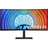 Samsung 34" ViewFinity S6 UWQHD 4K Curved UltraWide 100Hz HDR10 FreeSync Built-in KVM w/ Adjustable Stand & Speakers & USB C - Black product thumbnail 1